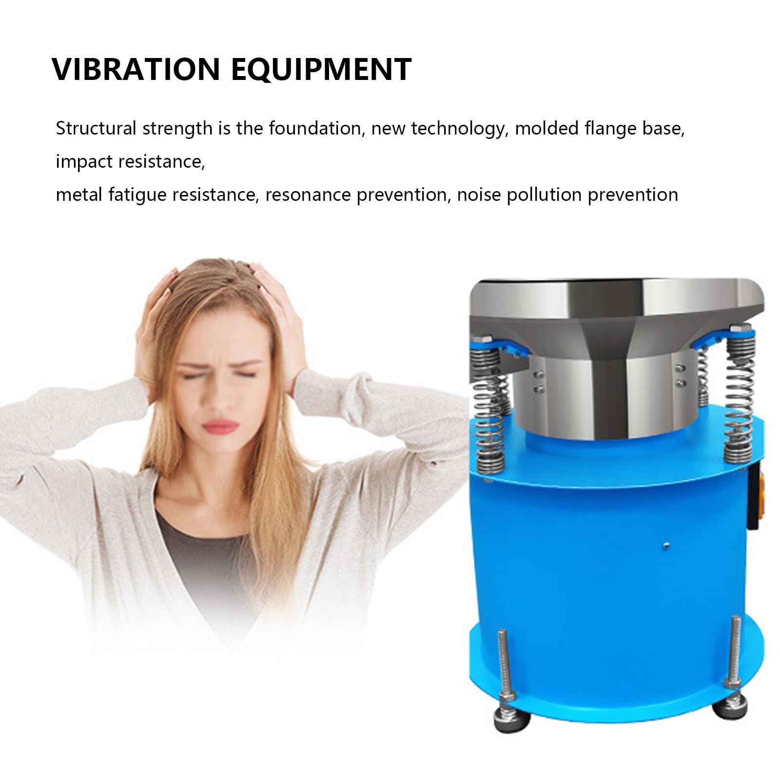 Automatischer Siebschüttler, mit 60 Mesh Mehlsieb Elektrische Vibrationssiebmaschine, 220V 180W Siebmaschine 1420 U/min für Mehle