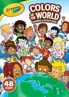 CRAYOLA Colours of the World 48-Page Colouring Book | Featuring Famous Landmarks from Around the World! | Ideal for Kids Aged 3+