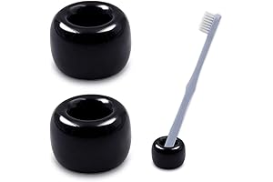 Airmoon Ceramic Couples Toothbrush Holder Stand