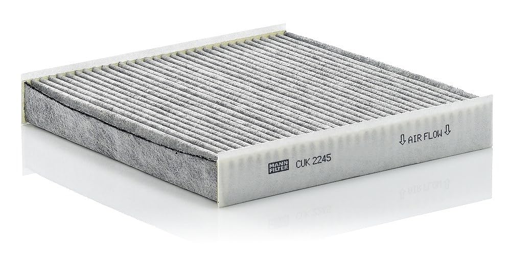 MANN-FILTER CUK 2245 Cabin Air Filter - Pollen Filter with Activated Carbon - for Cars + Transporters