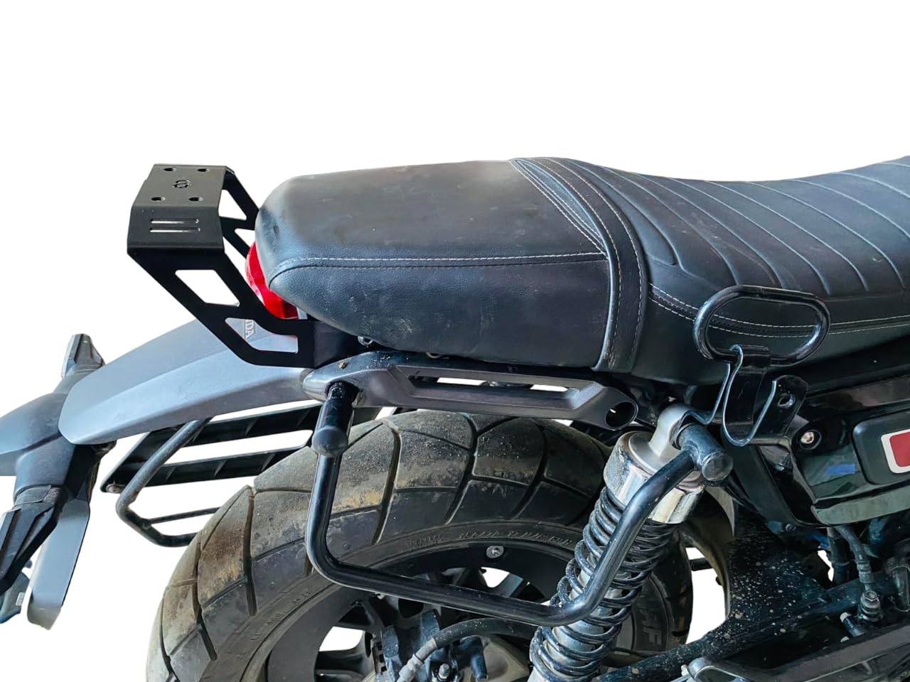 Grab Rail Compatible with Honda CB350-RS (Black, Pack of 1)