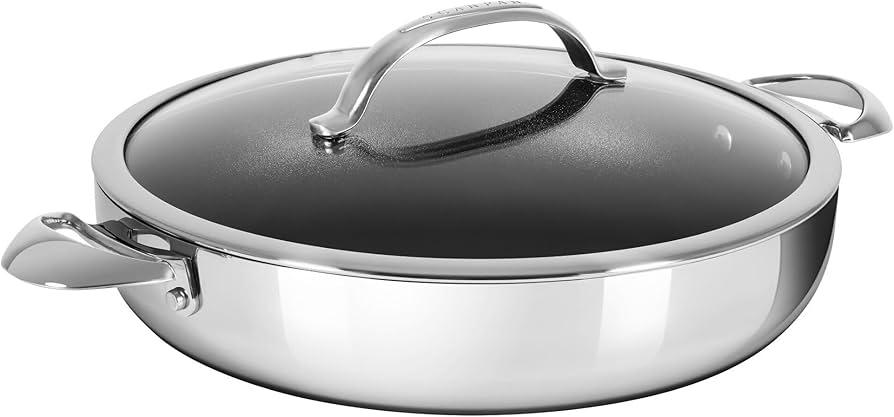 Amazon|SCANPAN(スキャンパン) 両手鍋 シルバー 直径32cm HaptIQ Amazon|SCANPAN(スキャンパン) 両手鍋 シルバー 直径32cm HaptIQ