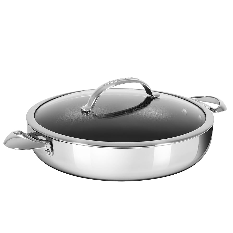 スキャンパン　SCANPAN2001+ 両手鍋 Amazon｜SCANPAN(スキャンパン) 両手鍋 シルバー 直径32cm