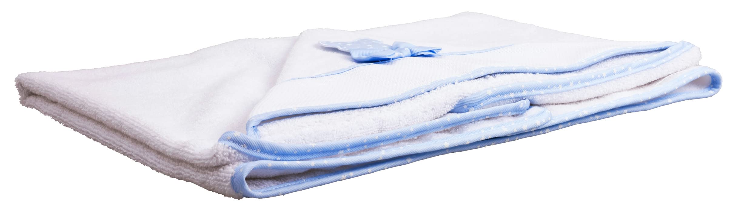 Sortie de bain éponge et coton Oeko Tex géometrie bleu. Made in France Sortie de bain éponge et coton Oeko Tex géometrie bleu. Made in France
