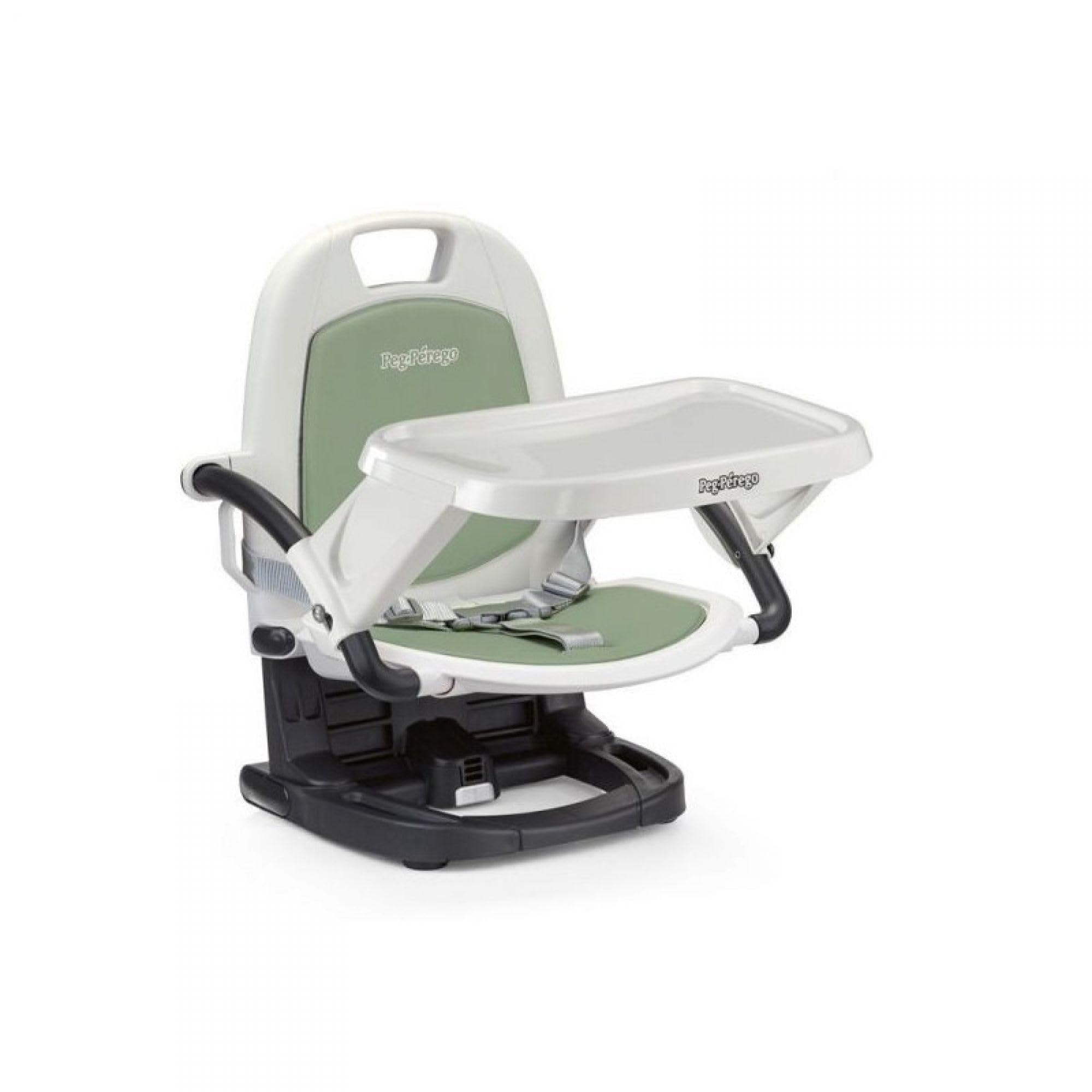 Peg Perego Rialto Fotel dziecięcy dla niemowląt, przenośne i regulowane krzesło dziecięce, kompaktowe zamknięcie, wyjmowana taca, krzesełko podróżne dla dzieci w wieku od 6 miesięcy do 3 lat (0-15 kg