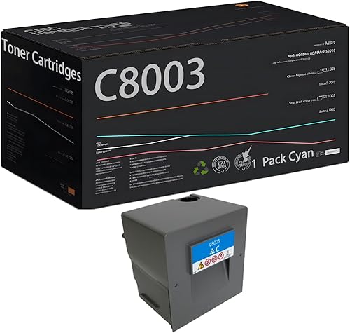 842196 842197 842198 842199 - Cartucho de tóner compatible con impresoras Ricoh IM C6500 IM C8000 MP C6503 MP C8003 - Alto rendimiento 47500 páginas