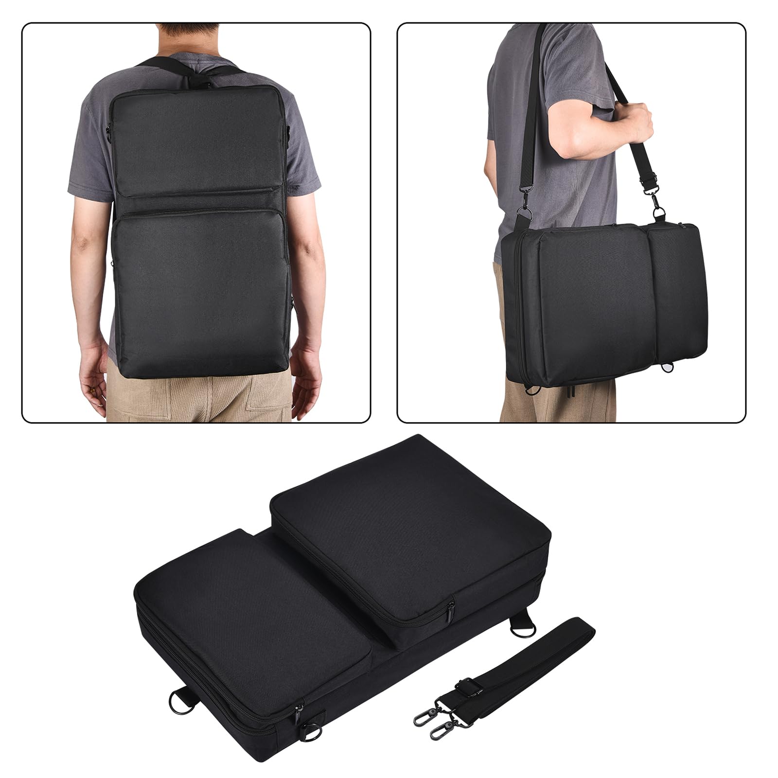 Custodia per controller DJ per Pioneer DJ DDJ-FLX4/DDJ-400 DJ/DDJSB3, per Roland DJ-202, zaino per Hercules Inpulse 300,borsa a tracolla portatile per Native Instruments TRAKTOR Kontrol S2