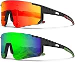 KALIYADI Sports Sunglasses-for-Men Polarized Running-Sunglasses: Sport Mens Sunglasses with UV Protection for Cycling Fishing