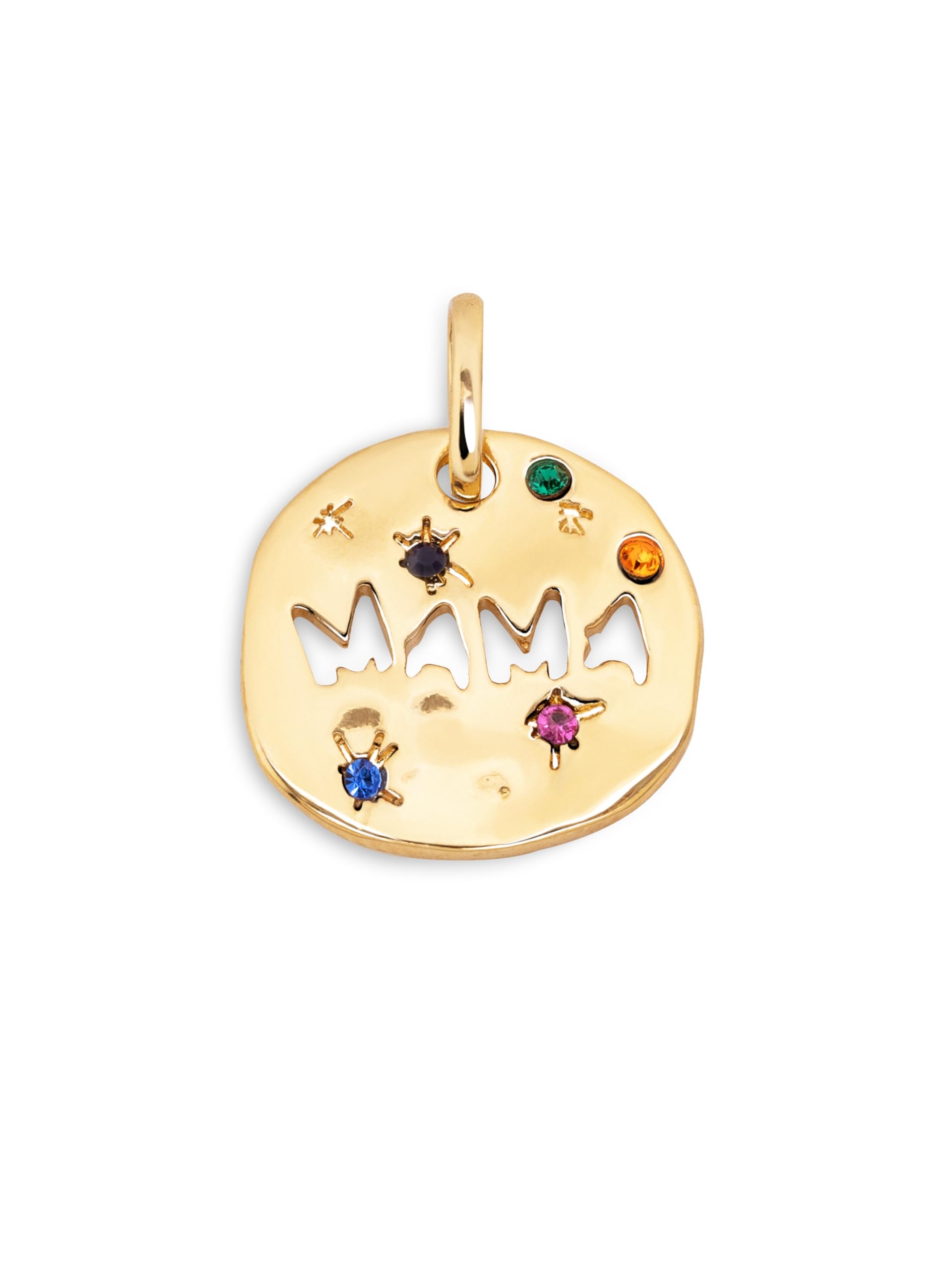 Metalen Bedel Kat 27x22mm: Wit met goud - Limited Edition Metalen Bedel Kat 27x22mm: Wit met goud - Limited Edition