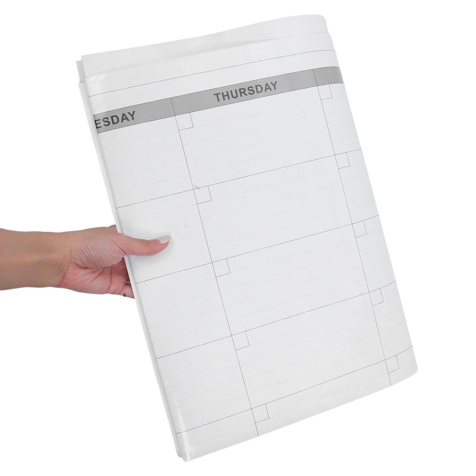 Calendario Cancellabile Secco Mensile per Paret Sezioni di Tre Mesi senza Data Realizzato in Carta Spessa Riutilizzabile Nastro Biadesivo per Casa Ufficio Scuola