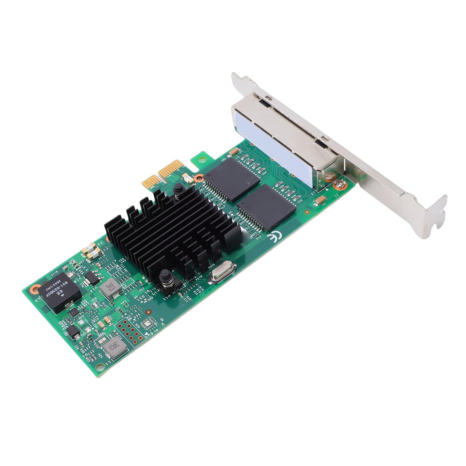Sxhlseller Karta Sieciowa PCI Express Stabilna Transmisja Wysoka wydajność dla Serwerów Stacjonarnych, Adapter Sieciowy PCIE 2.1 X1 dla Centrów Danych Przemysłowe Urządzenia Wizyjne, 1 X Karta