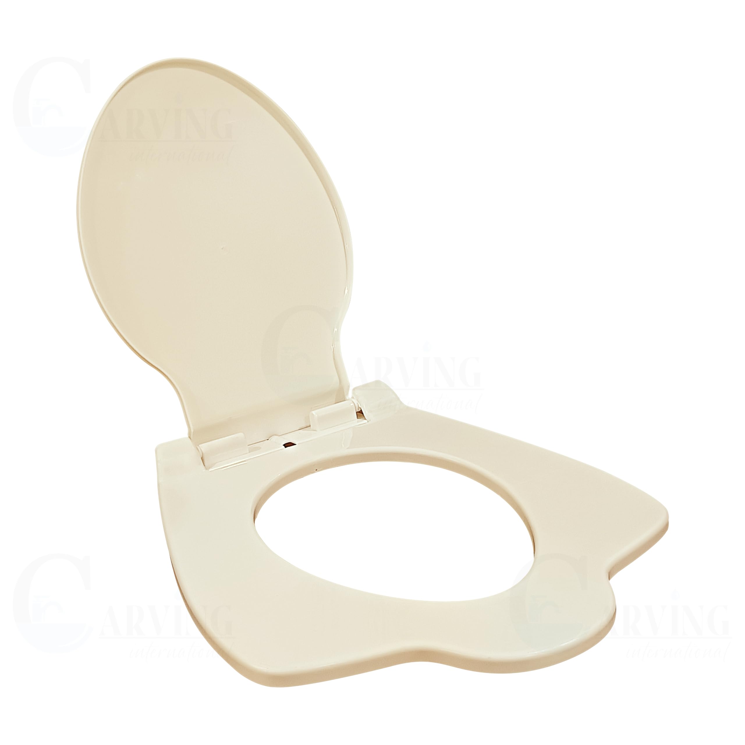 Anglo Toilet Seat Cover | Durable Polypropylene Plastic | Glossy Finish & Sleek Design | Easy to Use | Anglo Toilet Seat Cover with Fitting Kit (Ivory)-image-23