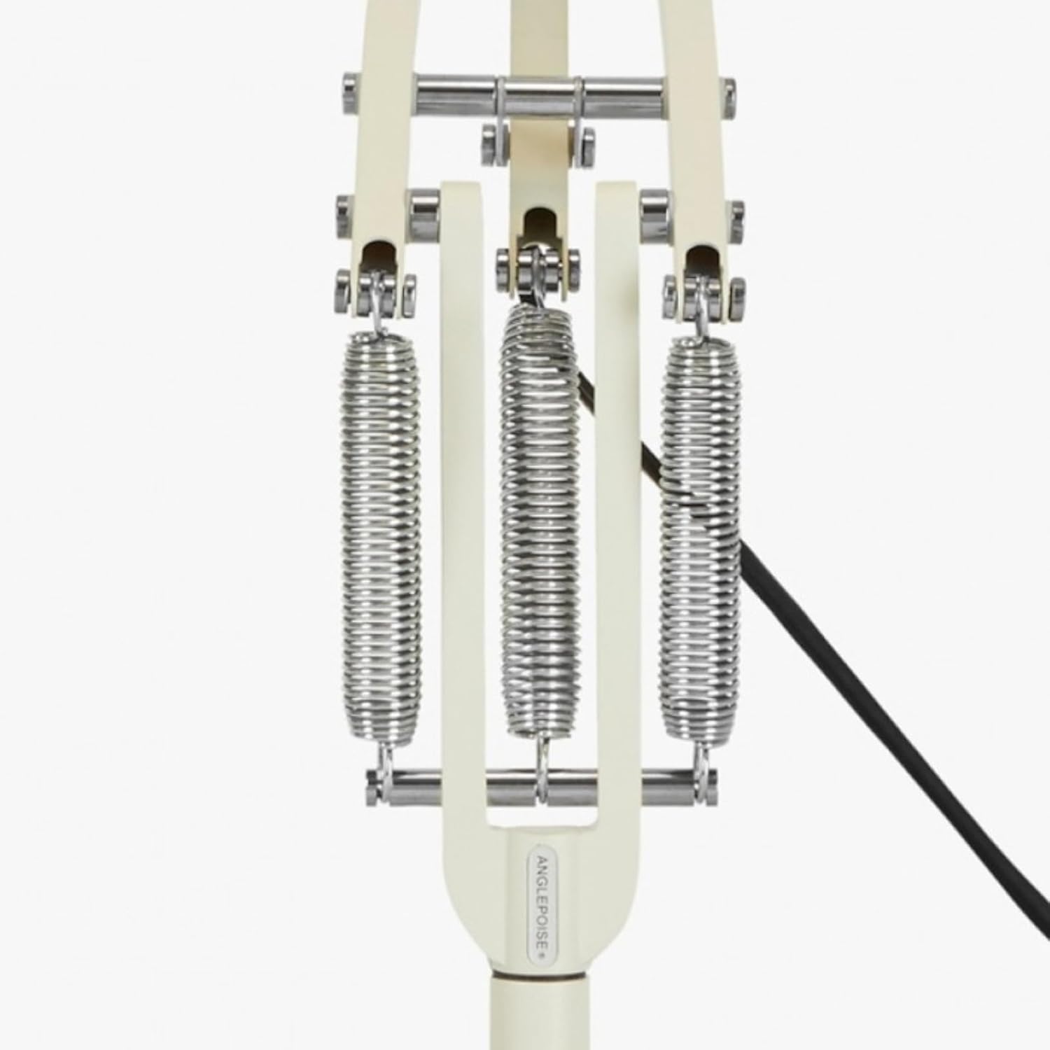 Anglepoise Type 75 Floor Lamp | Matte Paint Finish Cast Iron Base Aluminum Shade & Arms Chrome Plated Fittings Adjustable Reading Light for Home Office Bedroom Decor Essentials (Alpine White)