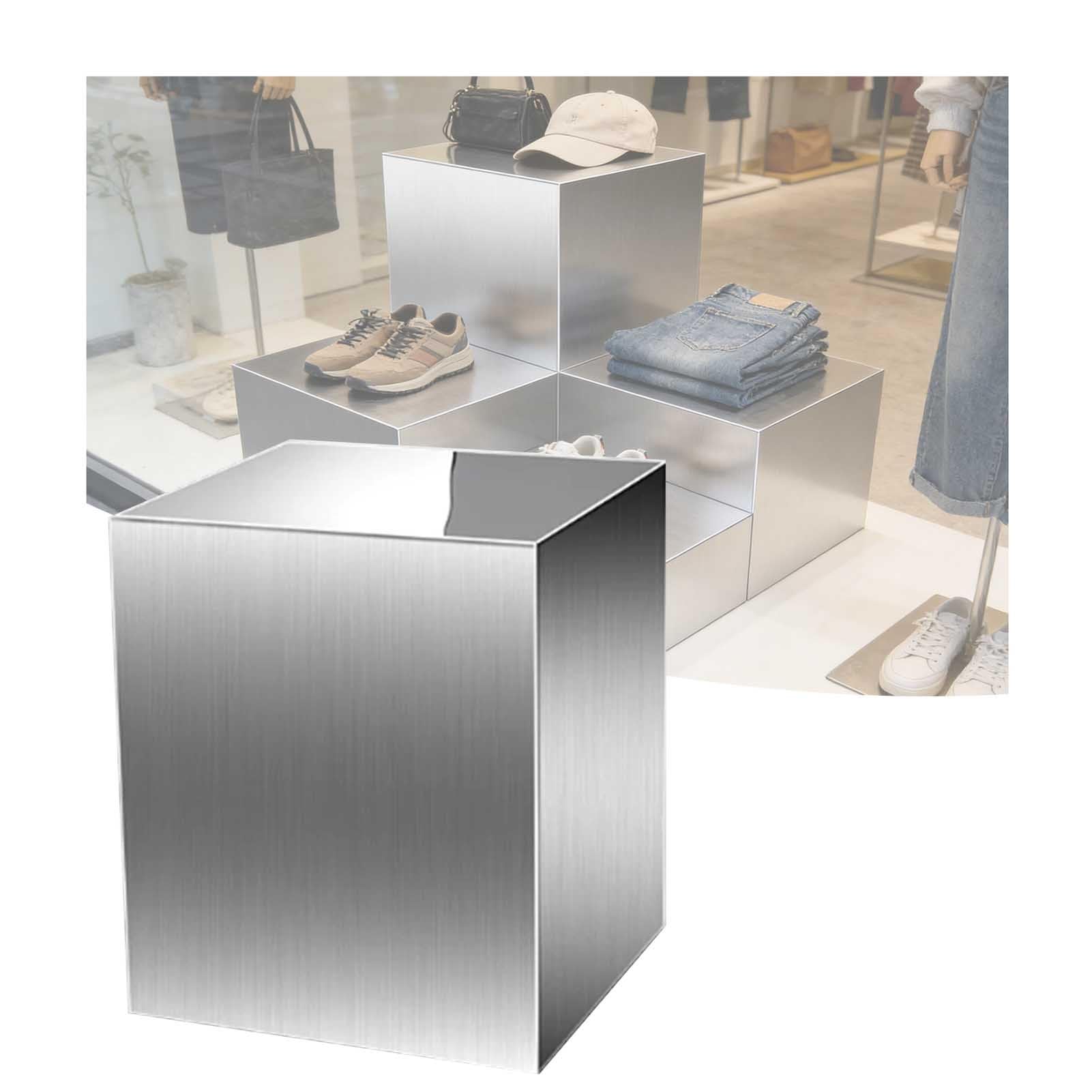 Support en acier inoxydable de vente au détail pour valoriser vos souliers