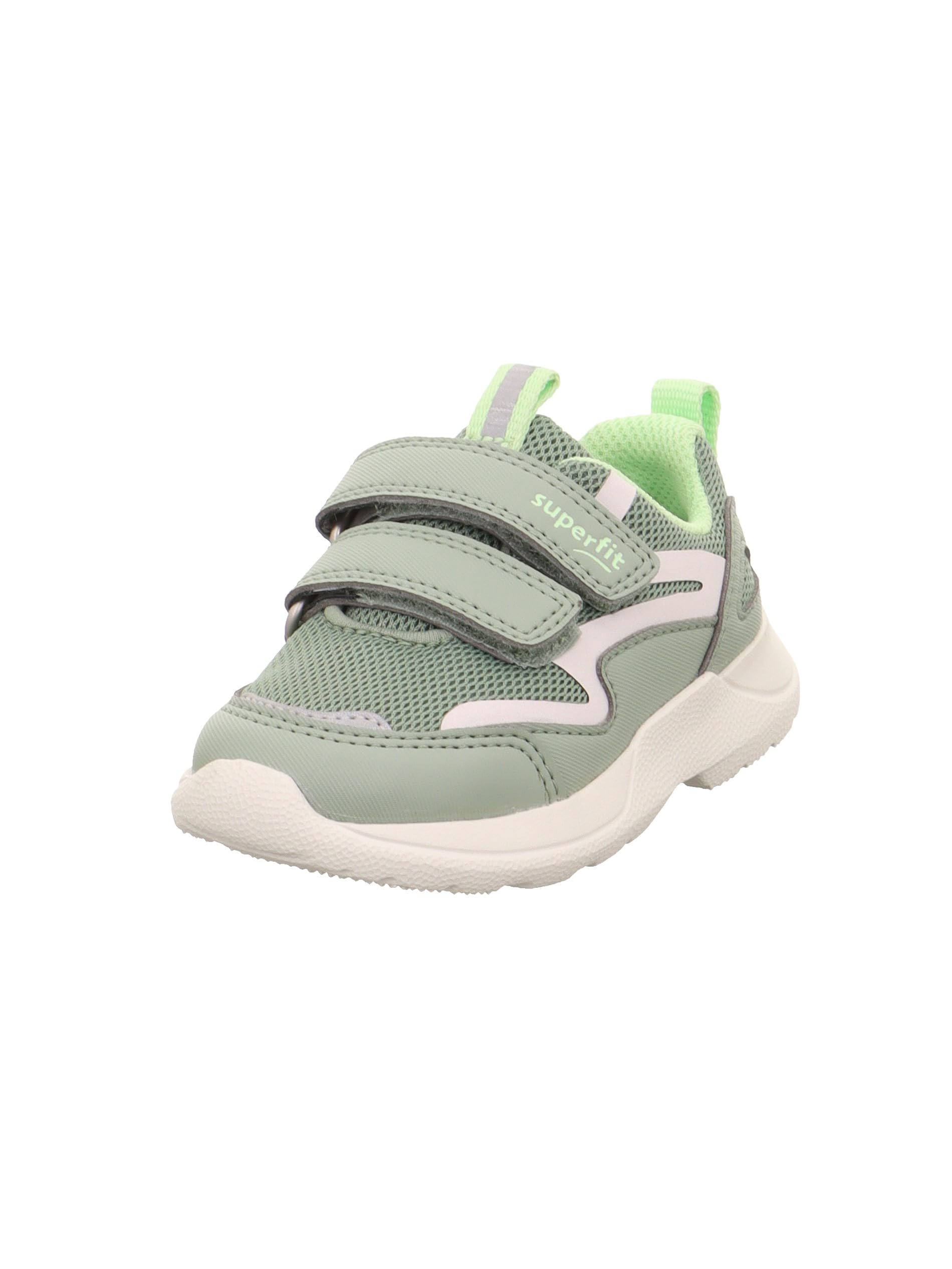 Superfit Boys' Rush Trainers, Light Green 7500, 4 UK Child