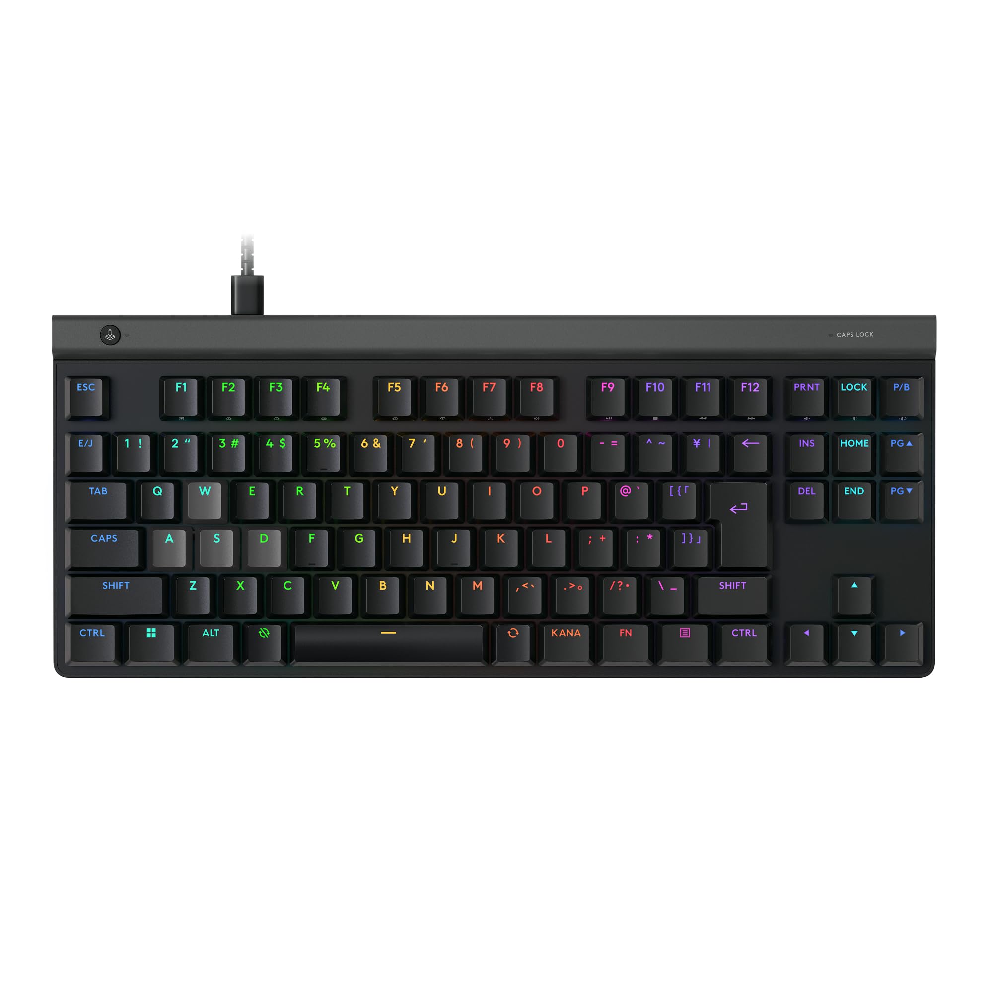 【Amazon.co.jp限定】Logicool G ラピッドトリガー G515 RAPID TKL 薄型 ゲーミングキーボード G515-TKL-RTBKd アクチュエーションポイント 調整可能 日本語配列 押下圧 35g 有線 テンキーレス 磁気式アナログスイッチ ロープロファイル LIGHTSYNC RGB キーボード 国内正規品※Amazon.co.jp限定 壁紙ダウンロード付き