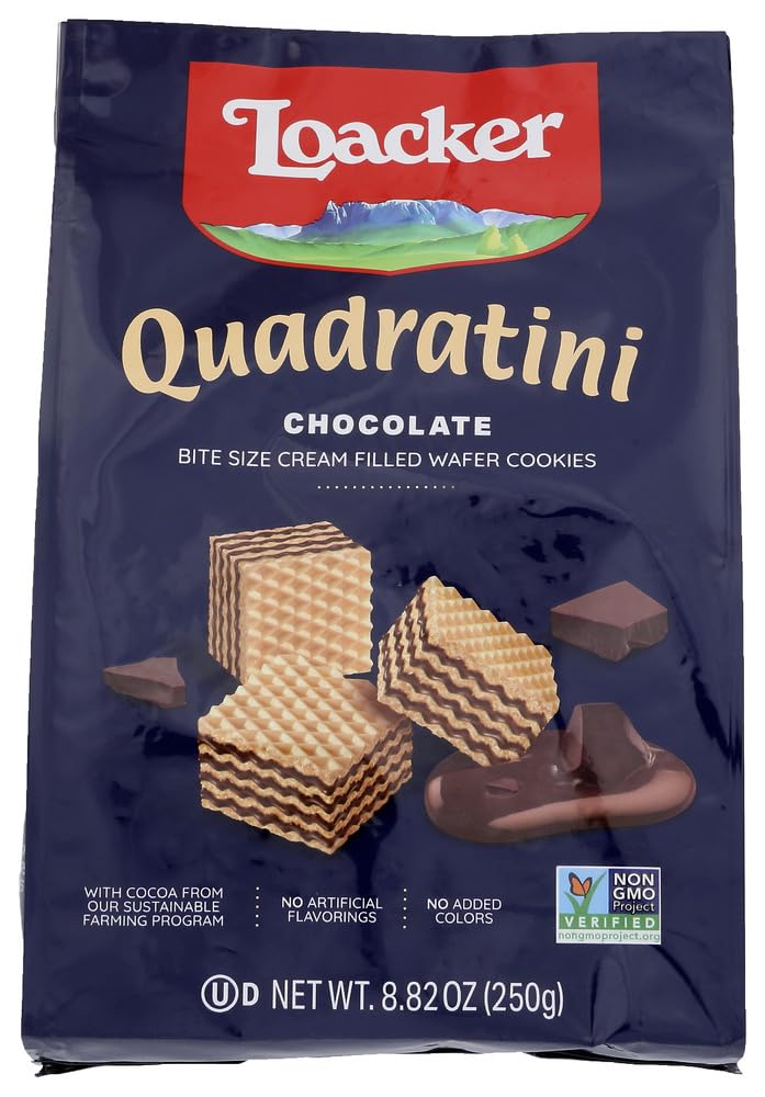 Loacker Quadratini Chocolate 250g x 6