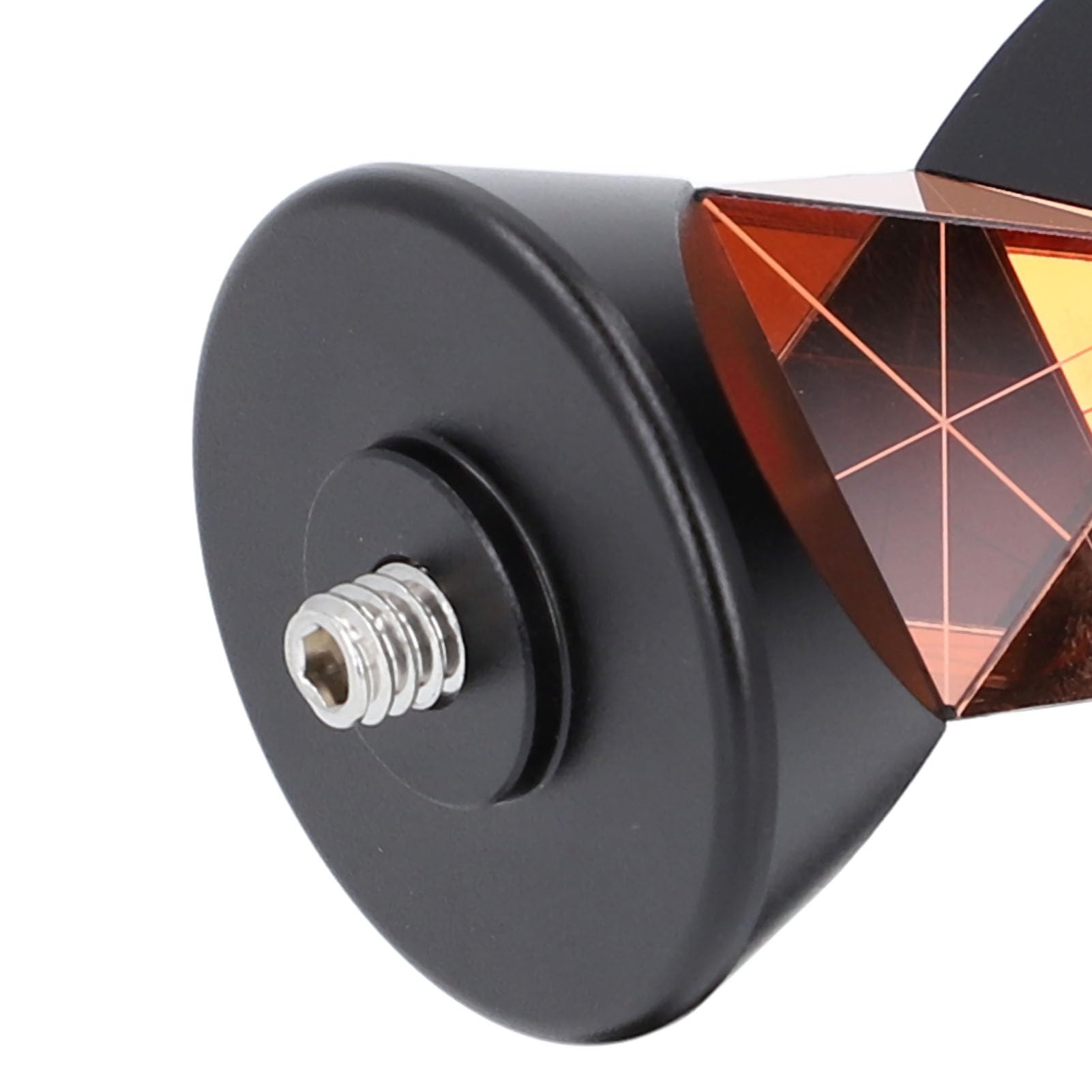 Luocute Minipryzmat 360 Stopni, Uniwersalny Drążek L do Mapowania Tachimetrów, ze Szklanym Aluminium, Mini System do Tachimetru Reflect Retro Prisms i Systemów Docelowych