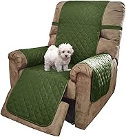 Vista 20 de U-NICE HOME Funda para sillón reclinable, reversible, con correas elásticas, resistente al agua, protege de perros y mascotas, sillón extragrande