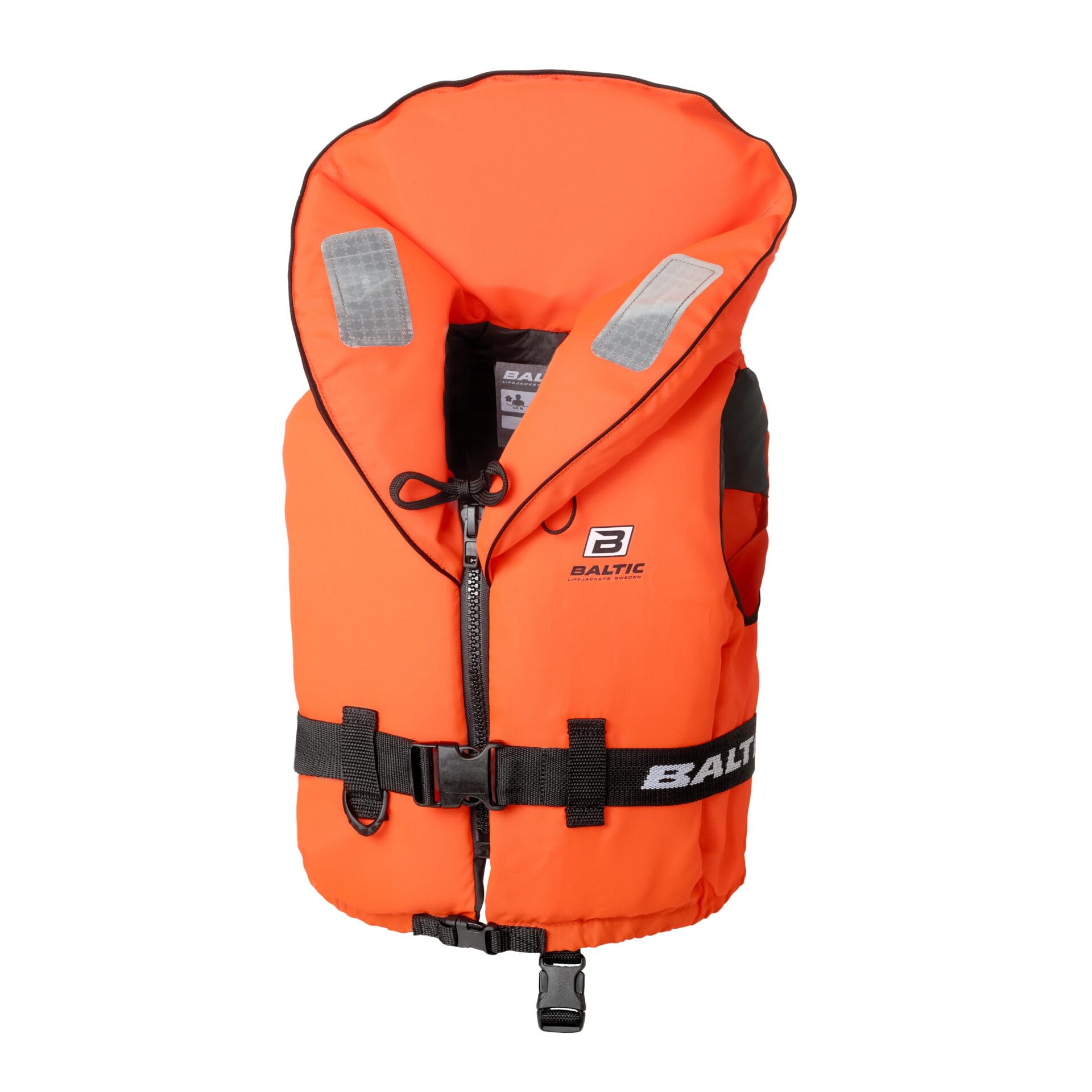 Baltic Skipper 100N Rettungsweste 40–50 kg orange – Schwimmweste Jugendliche & Erwachsene | Feststoffweste für Boot, Segeln, Yacht, Motorboot, Schlauchboot, Beiboot & Wassersport Sicherheit an Bord