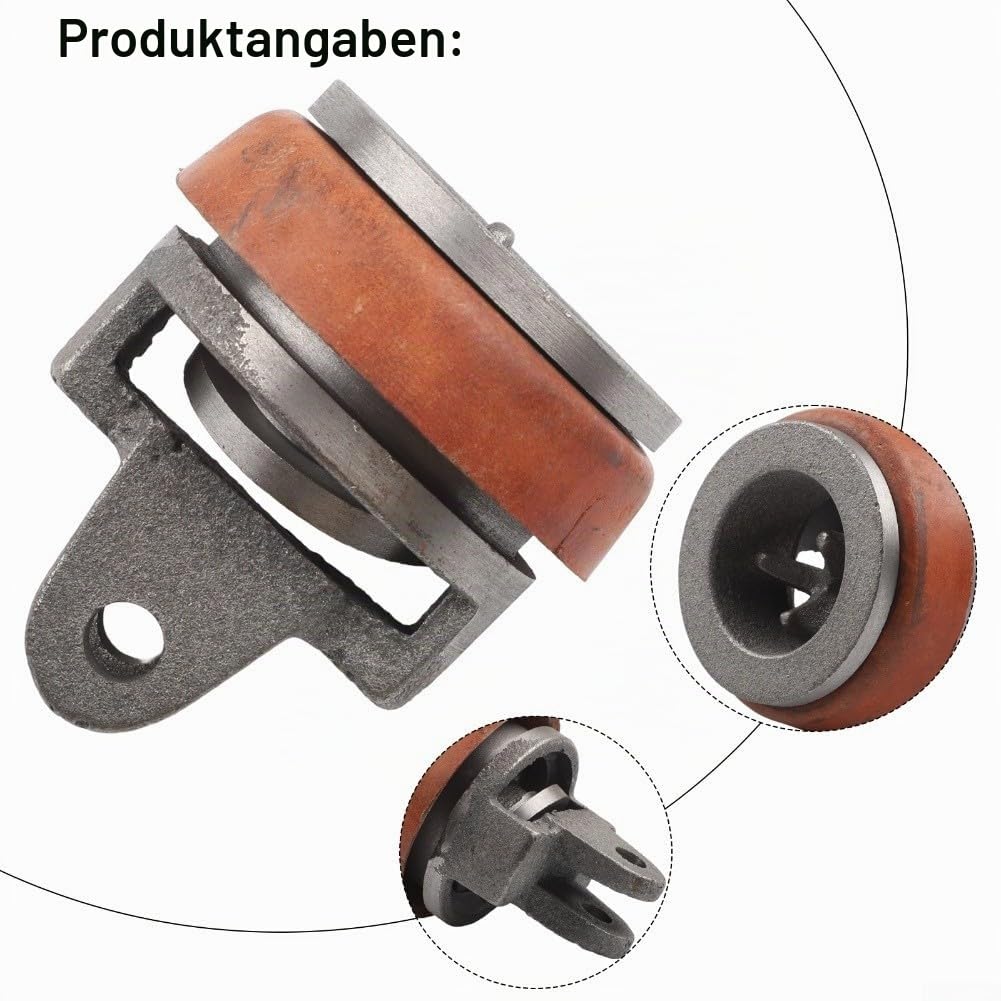 Typ 75 Handpumpe Ersatzkolben mit Lederdichtung, langlebigem Gusseisenkolben und verzinkter Stange für zuverlässige Wasserdurchflussleistung (B)