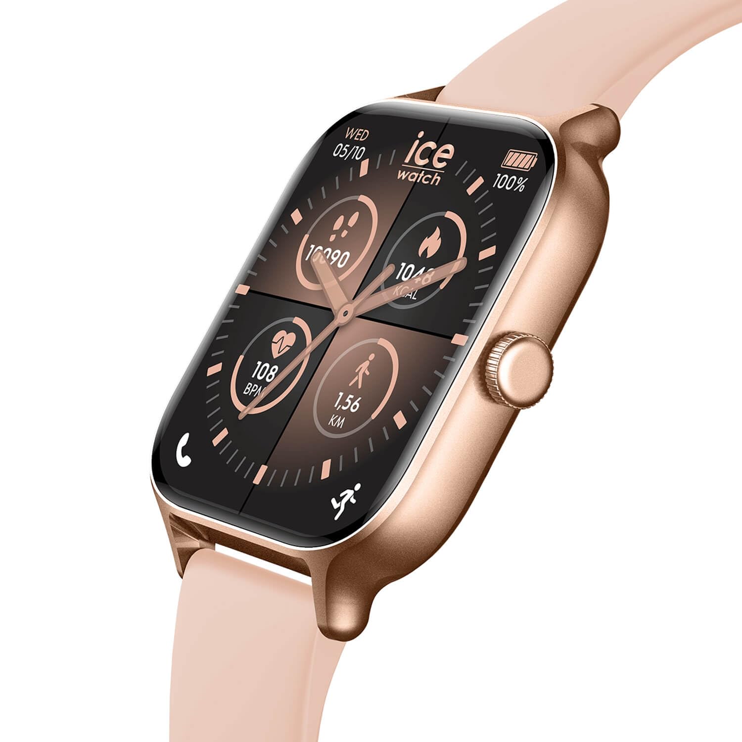 ICE-WATCH Ice fit RT 3.0 Rose-Gold Nude Damenuhr Silikonarmband 025280 1,97 Zoll
