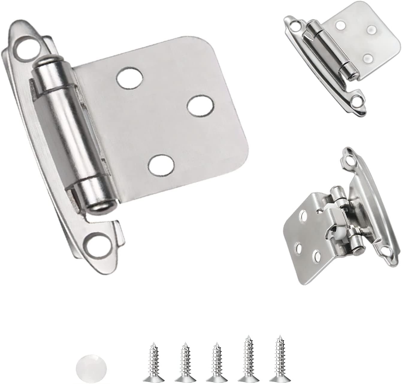 1/2 "Overlap self Closing Kitchen Door Hinges semi Concealed