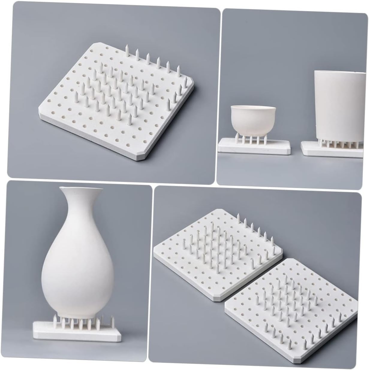 COHEALI 240pcs Support Nails High-Temperature Refractory Ceramic Pottery Firing Holders for Glaze Works Compact and Tools for Easy Pottery Support
