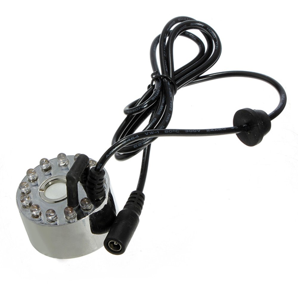 12 LED Mist Maker Fog Machine Water Fogger Fountain Pond Light - 01 (B019K4OE4Y) Amazon Price History, Amazon Price Tracker