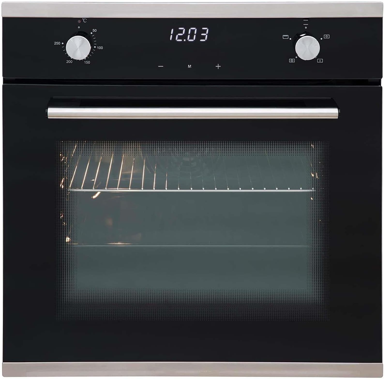 SIA SO103 60cm Black Built In Touch Control Single Electric True Fan