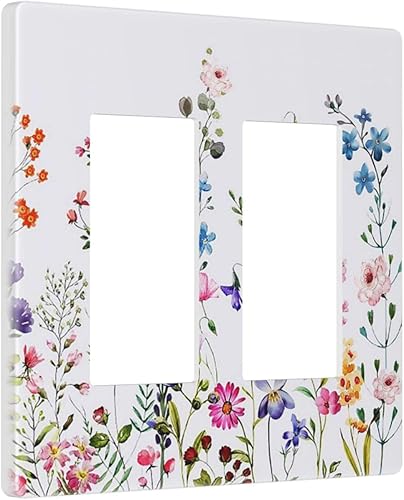 Miniatura 129 de Placa Decorativa de Pared Beige Boho de Mediados de Siglo Sol Abstracto 1-Gang Retro Años 70 Arte Geométrico Moderno con Arco Eléctrico Interruptor