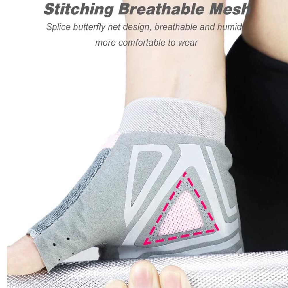 1 par de Guantes de Fitness para Mujer, Gimnasio, Levantamiento de Pesas, Ciclismo, Yoga, Culturismo, Entrenamiento, Finos, Transpirables, Antideslizantes, Guantes de Medio Dedo, Negro, S