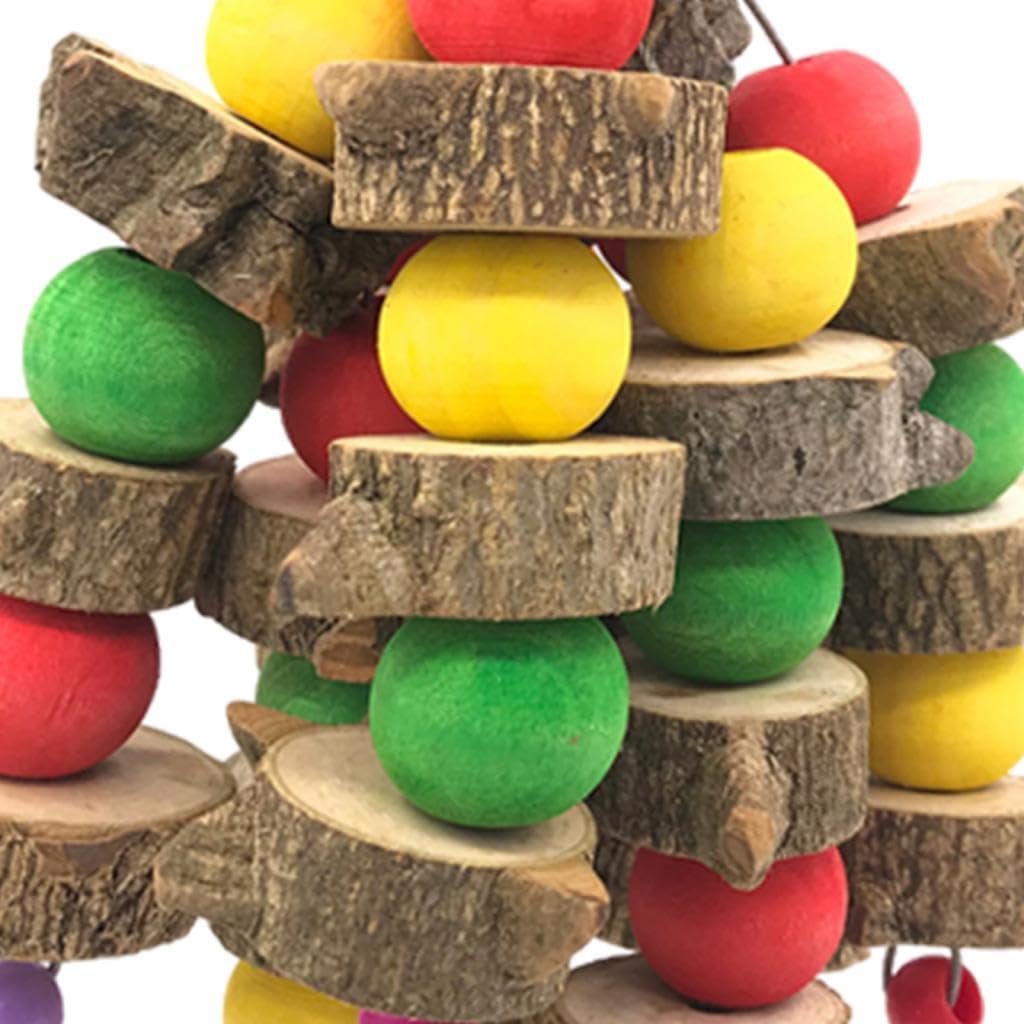 F Fityle Jouets pour Oiseaux Variés à Déchiqueter, Perruches, Inséparables, Perroquets, Perruches Ondulées pour Branches