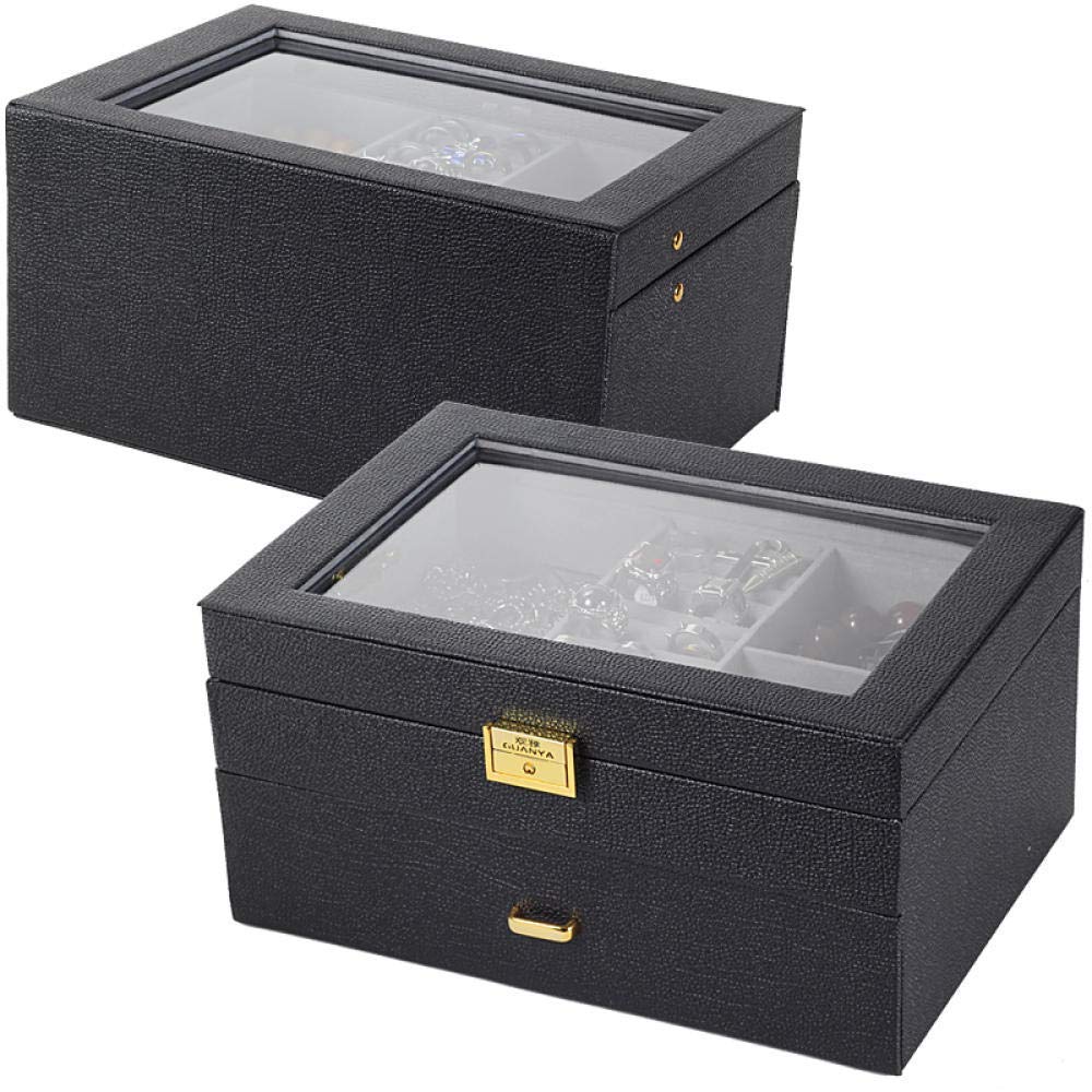 Caja de reloj, joyero, joyería, joyería, almacenamiento de relojes, caja de regalo de exhibición de cuero