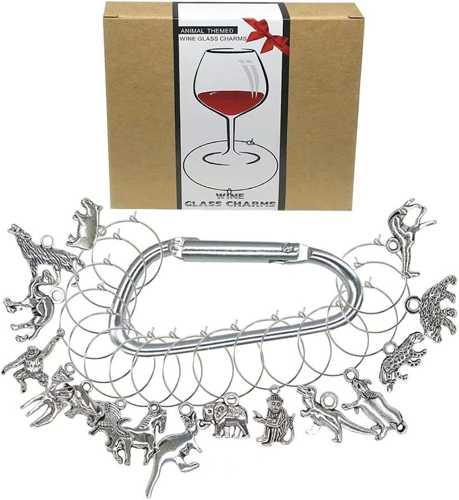Nеw Prоduсt 16 Pieces Wine Glass Charms Markers Tags Identification,Wine Charms for Stem Glasses,Wine Bachelorette Tasting Party Favors Decorations 40% оƒƒ Dіѕсоunt 16 Pieces Wine Glass Charms Markers Tags Identification,Wine Charms for Stem Glasses,Wine Bachelorette Tasting Party Favors Decorations