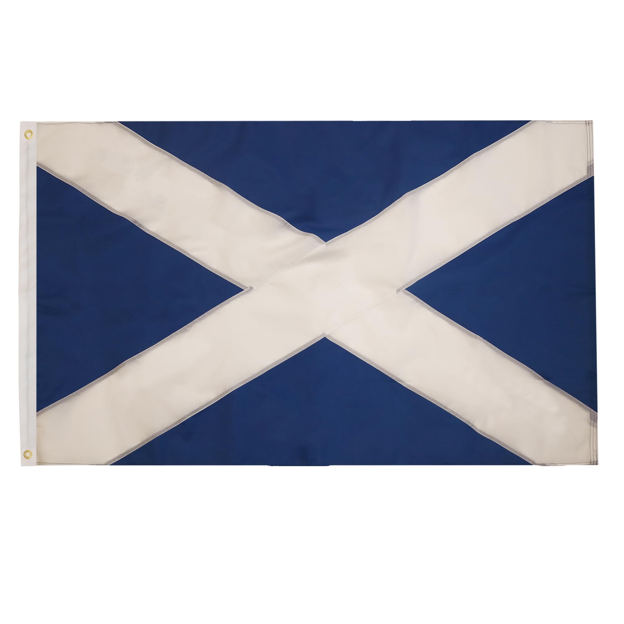 AZ FLAG, Scotland Flag Premium, 3x5 Ft, Sewn Cross, For Outdoor, Scottish Banner Nylon 20DD with Two Grommets, Vivid Colors
