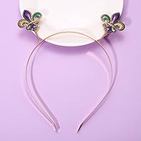 Vista 53 de HEIDKRUEGER Diademas para el día de San Valentín con diamantes de imitación con purpurina y corazón para el cabello, accesorios para el día de San