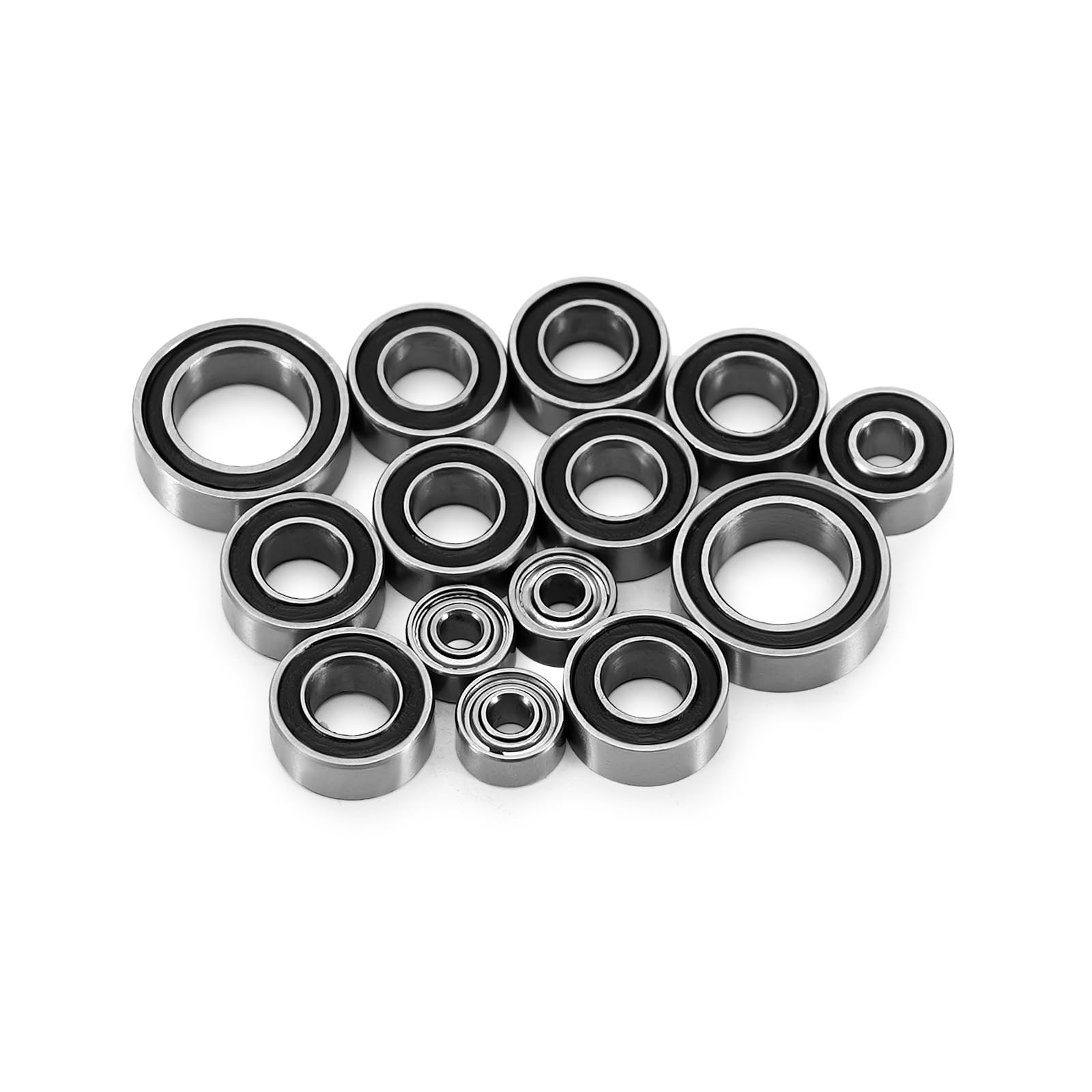 INJORA Stainless Steel Bearing Kit for Buggy Losi Micro-B/Micro-T