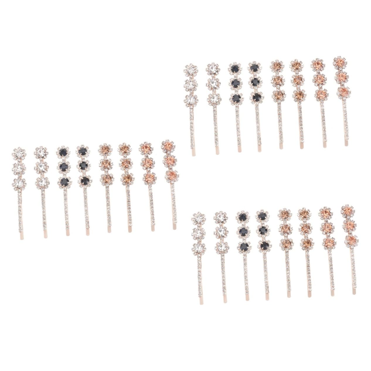minkissy 24pezzi Fermagli Per Eleganti Perla Per Donne e Ragazze Clip Per Di Moda Vari Giallo Bianco Accessori Versatili Per Ogni Stile Di Acconciatura