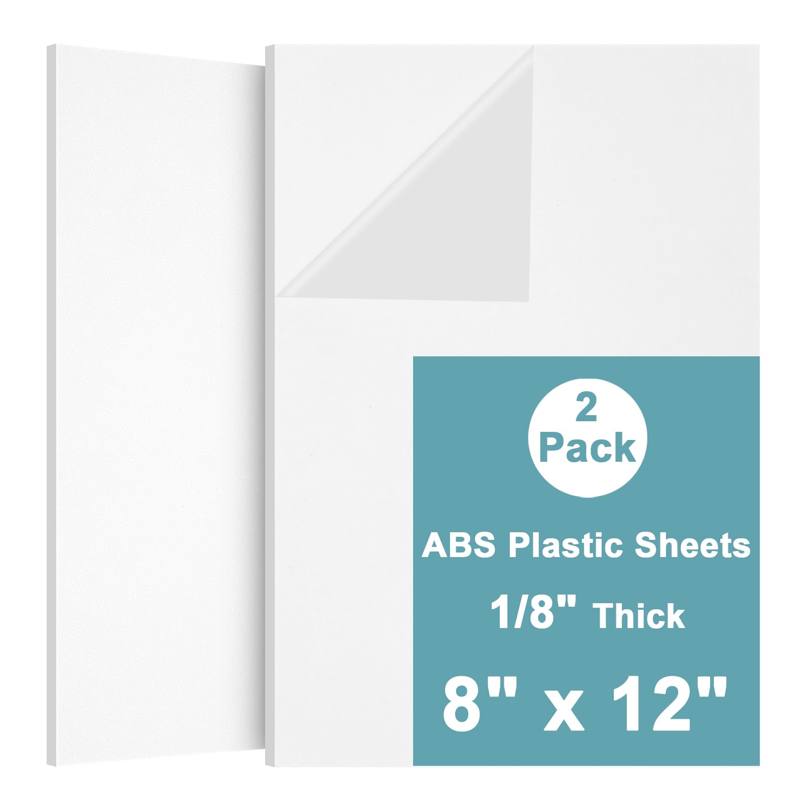 White ABS Plastic Sheet - Durable & Moldable -23