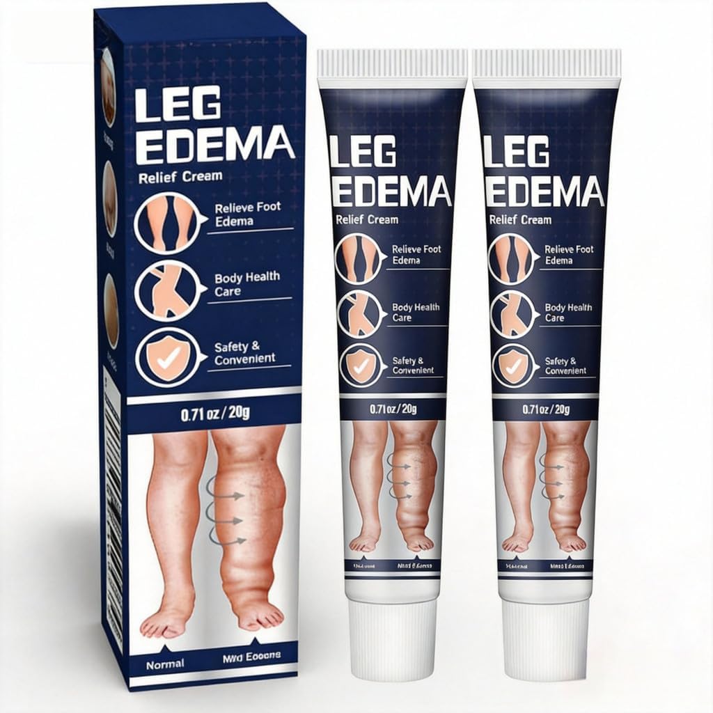 Leg Soothing Massage Cream (4 Pieces) | Plant Extract Nourishment, Lightweight & Fast-Absorbing, Firm Skin, Improve Sitting Edema