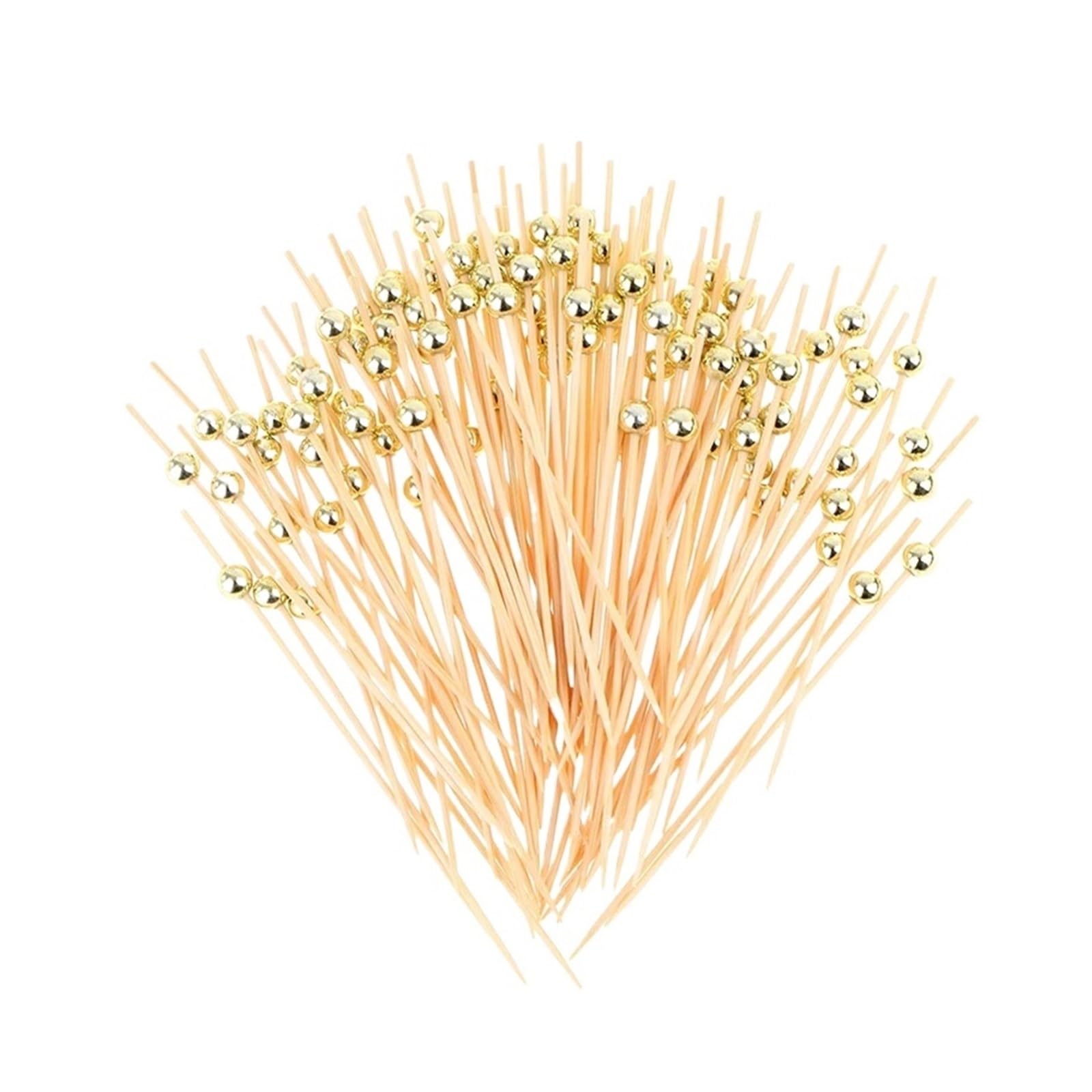 WZPTLKIBAD Bamboo Skewer Sticks, 9&12cm Party Food Picks
