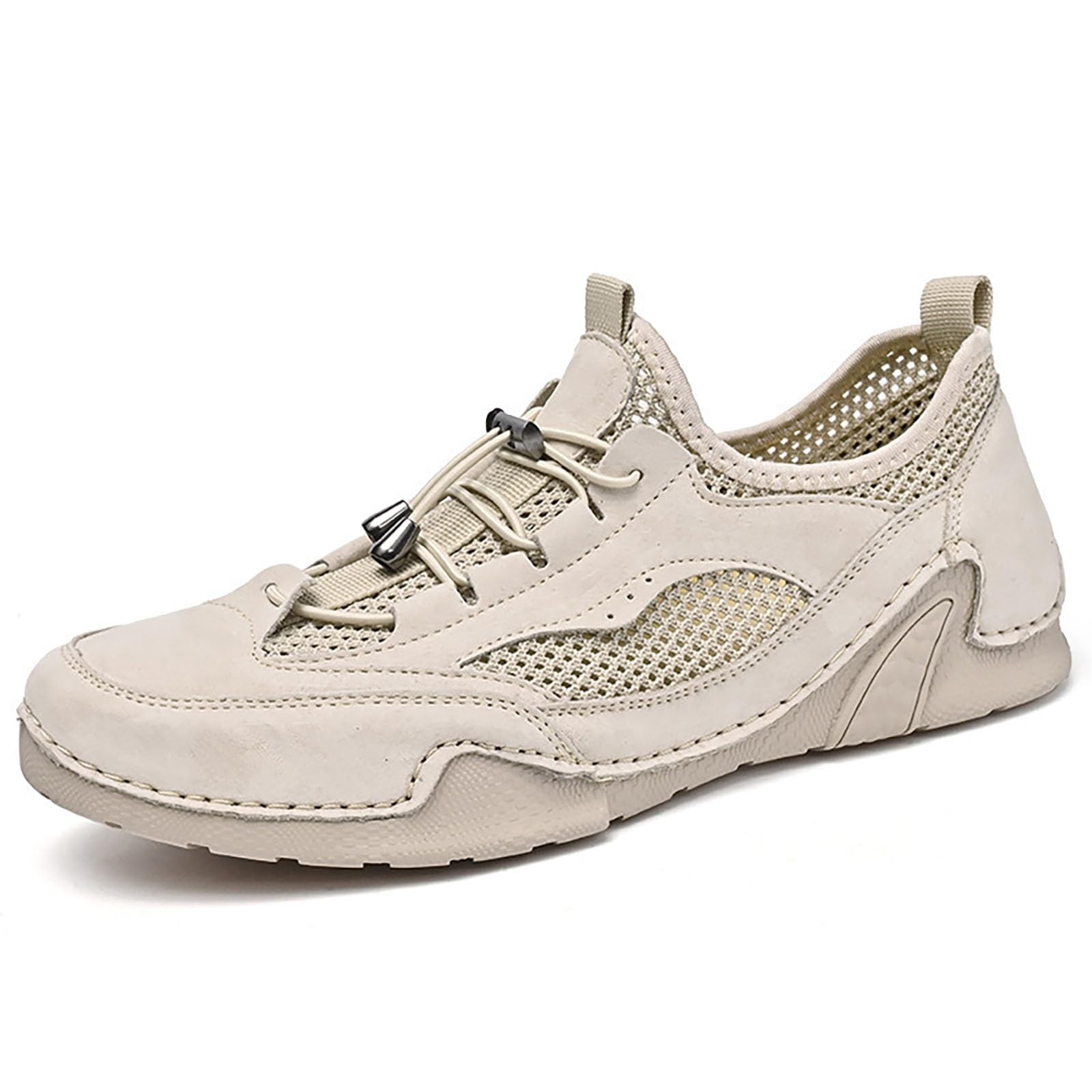 Herren-Sneaker, modisch, flach, Schnürung, Strand, Casual, Sportschuhe, Laufen, leicht, Sneaker, Vintage, rutschfest, Wandern, atmungsaktiv, Jogging-Schuhe