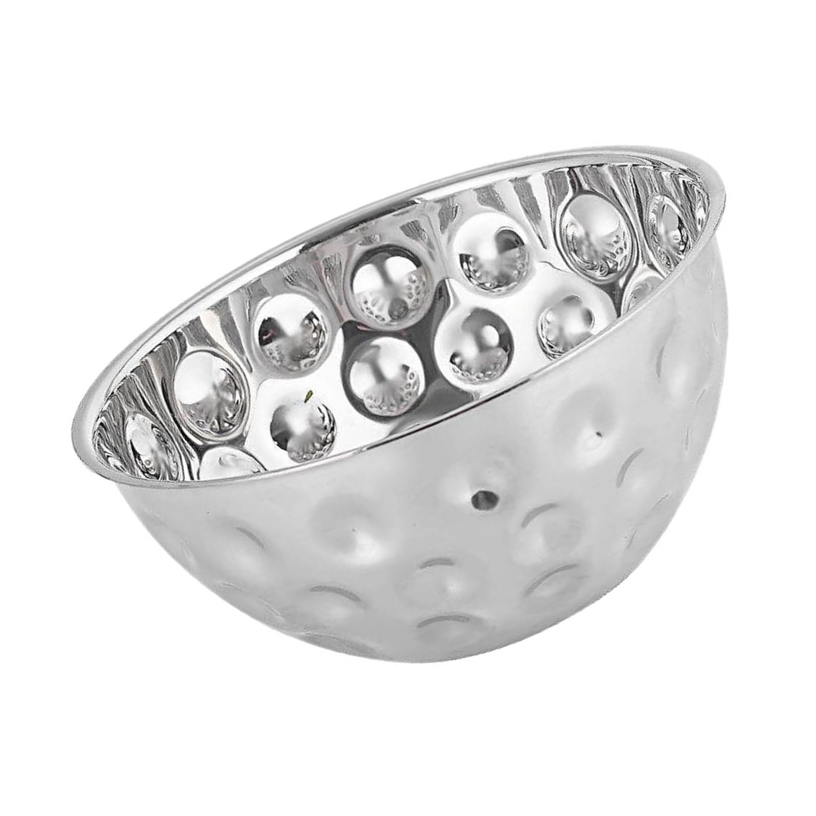 Xinsheinelry Food Grade 304 Stainless Steel Hammered Finish Salad Mixing Bowl for Everyday Cooking Entertaining and Meal Preps Hammered Finish Mixing Bowl