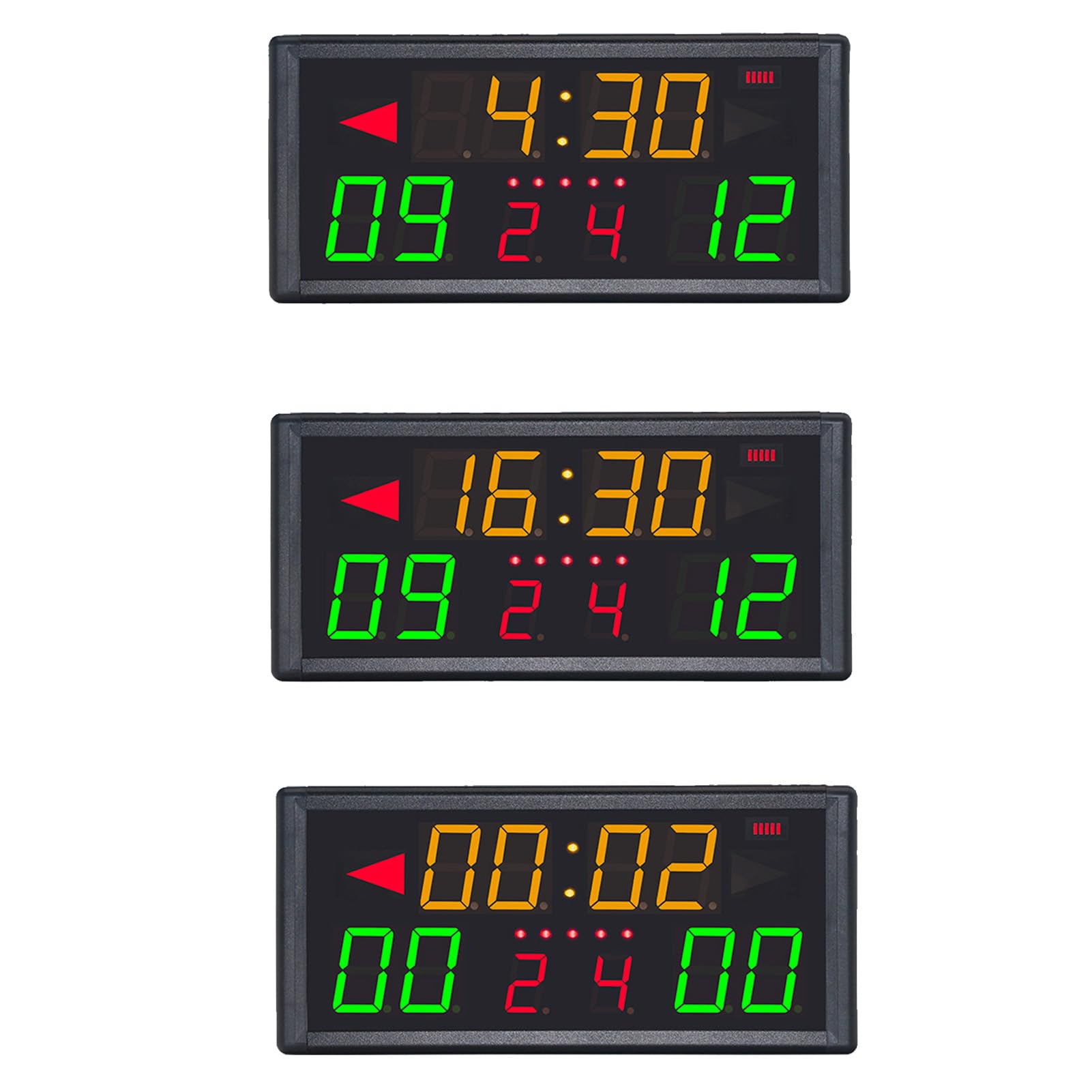 Tabellone Segnapunti, Score Keeper LED a 10 Cifre con Telecomando e Display Elettronico, Contatore Punti per Allenamento, Partite e Giochi Sportivi con Palla in Palestra