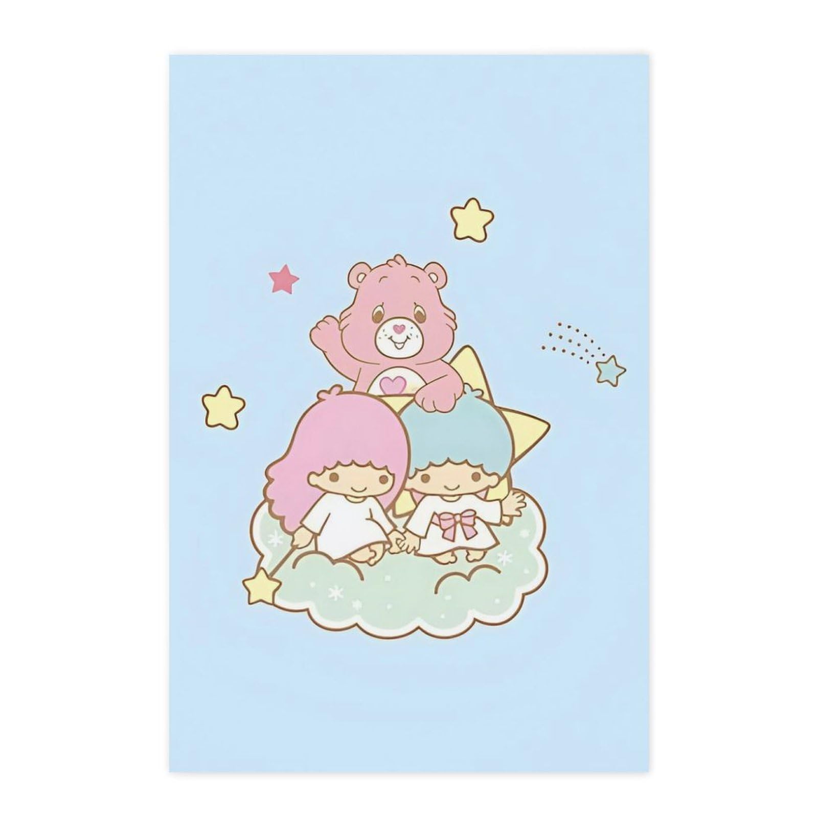 Amazon.co.jp: ケアベア キキララ ポスター 絵画 インテリア 壁紙用