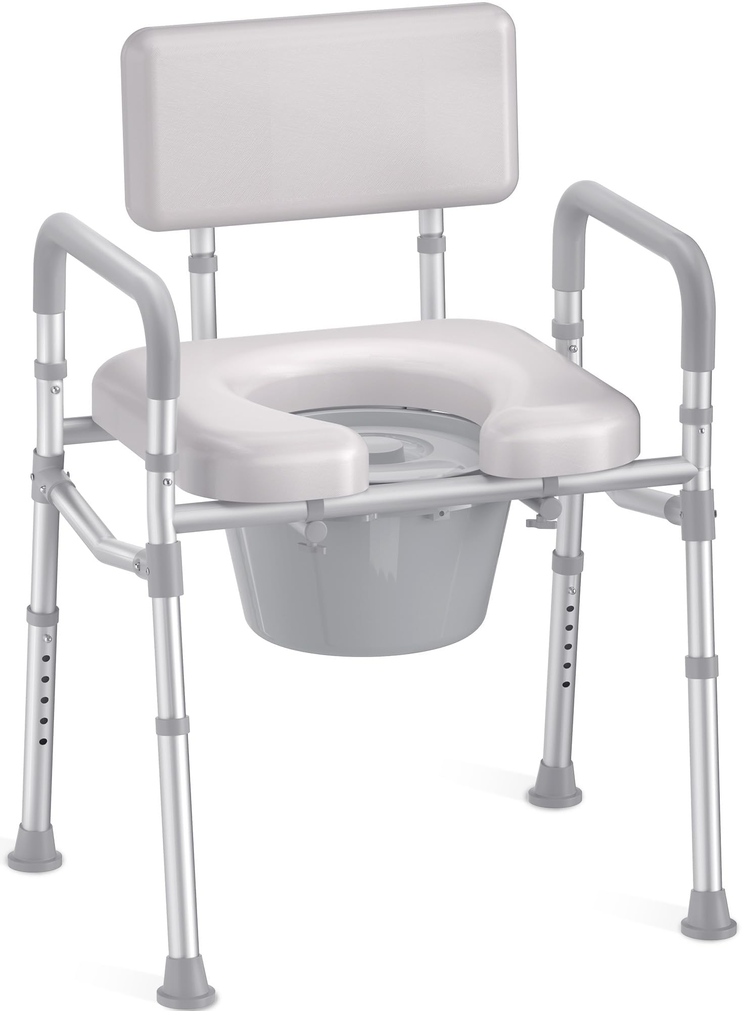 HOMLAND Bedside Commode Toilet