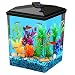 Koller Products AquaView 2.5 gallon Fish Tank - Power Filter - LED Lighting