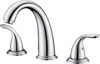 SUMERAIN 2-Handle Widespread Roman Tub Faucet Chrome High Flow 12GPM S2142CS Brass Deck Mount