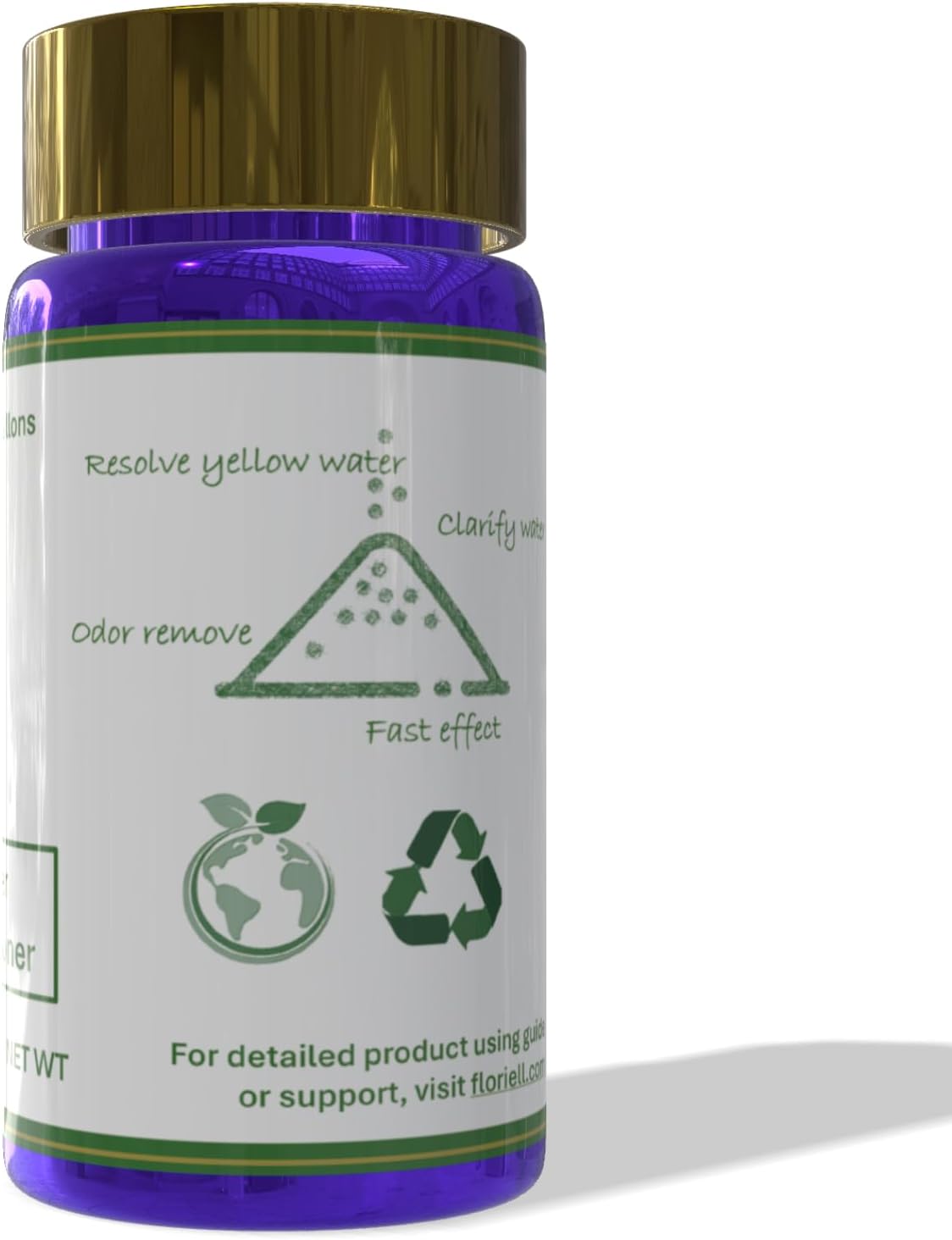 Aquarium Water Clarifier – Clears Cloudy Fish Tank Water, Aquarium Water Purifier Treatment, 12oz for Freshwater & Saltwater Tanks, 4 Bottles